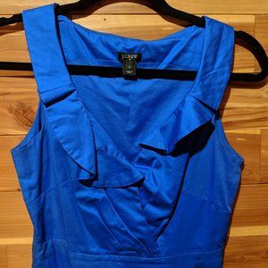 Cobalt Blue Dress size 0 J. Crew